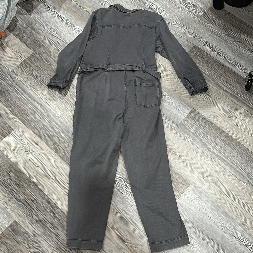 Grey long sleeve jumpsuit - Picture 7 of 8